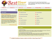 Tablet Screenshot of bestflowerdirectory.com